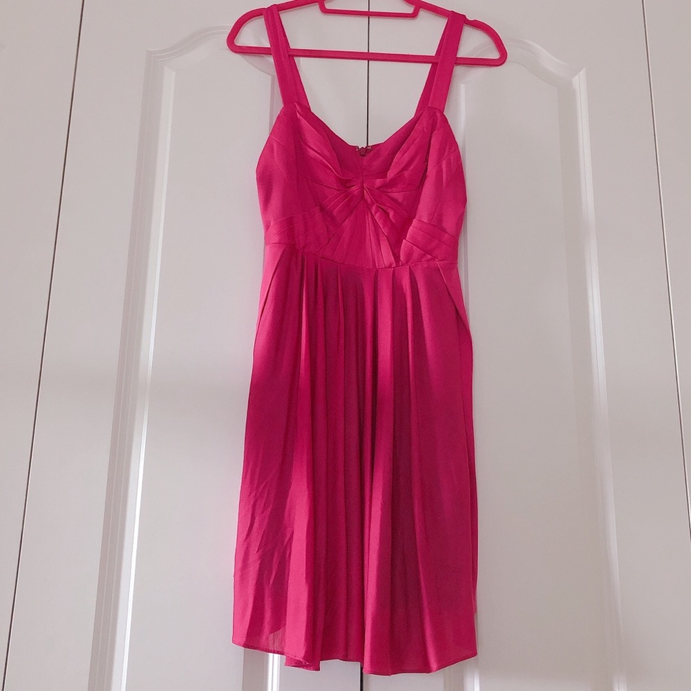 Pink mini dress